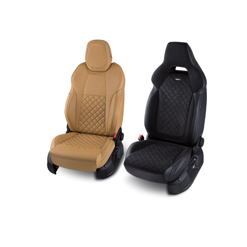 Customized leather and Alcantara® seat covers for Volkswagen
