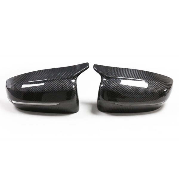 Kaufe 2 Stück glänzend schwarze Auto-Rückspiegel-Abdeckkappen,  Auto-Seiten-Rückspiegel-Abdeckkappen, Ersatz-M-Stil für BMW X5 F15 X6 F16  2014–2018