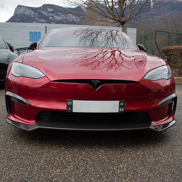 Spoiler / Lame avant DynoTec ElementX® - Tesla Model S LR & Plaid 2022+